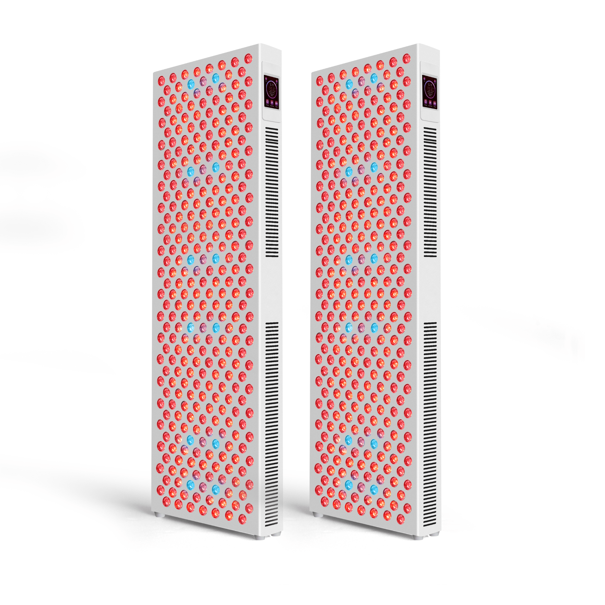 Dual GlowPanel Elite XL 1500 + Flexi Mobile Rack Stand - REDVELLA